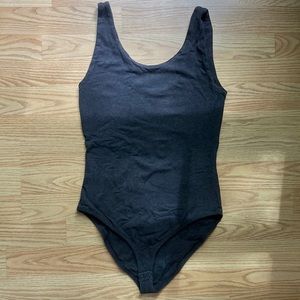 Pact grey bodysuit, women’s small